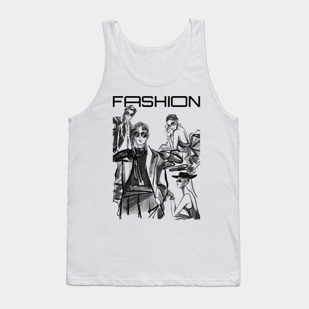 fashion design Tank Top by AMINOS ART